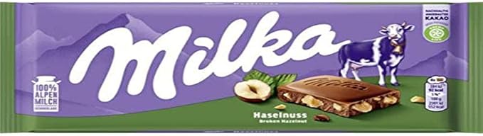 Milka Chocolate Ao Leite Hazelnut 100G