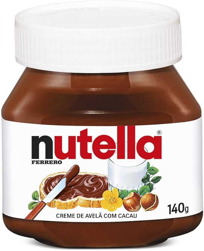 Creme de Avelã 140g da marca Nutella Vermelho