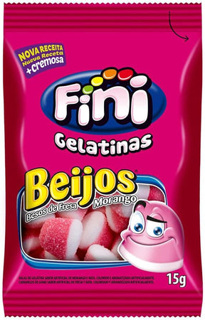 Kit Fini C/60 pacotes Bala tubes gelatina Sortidas 15g