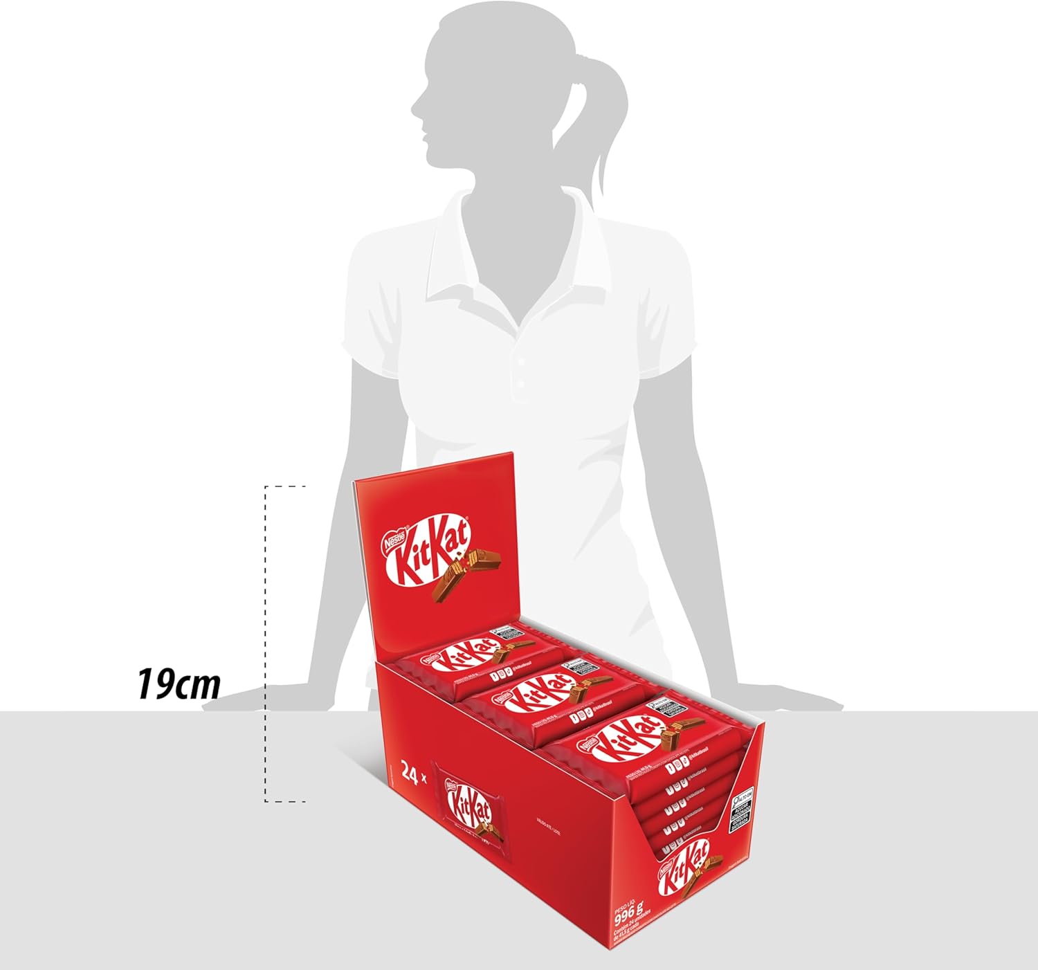 Pack Chocolate Kit Kat ao Leite 41,5g C/24un - Nestlé