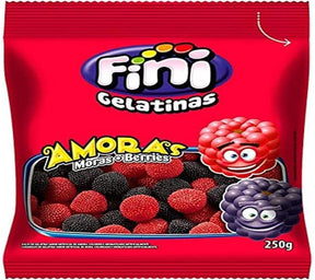 Balas De Gelatina Amoras Fini Com 12 Unidades