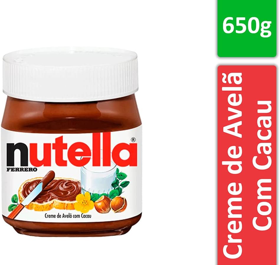 Creme De Avelã Com Cacau Nutella 650 Gramas