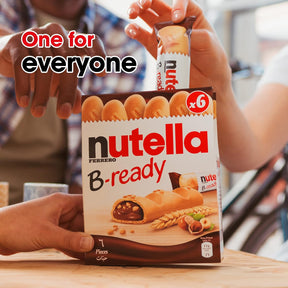 Nutella B-ready Biscoitos Wafer Com Creme Nutella kit c/ 10